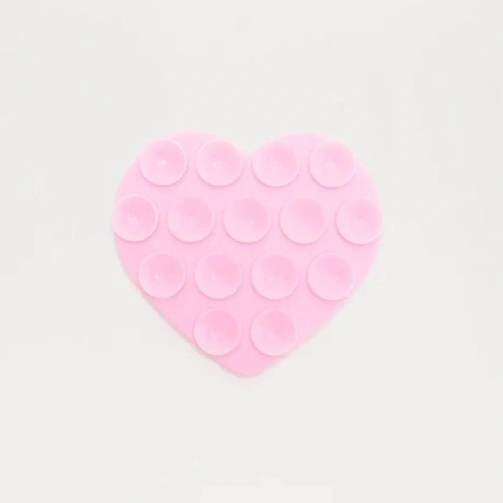 Fashion Nova “Hard Not To Love” Phone Gripper – Pink Heart Suction Cup Mount